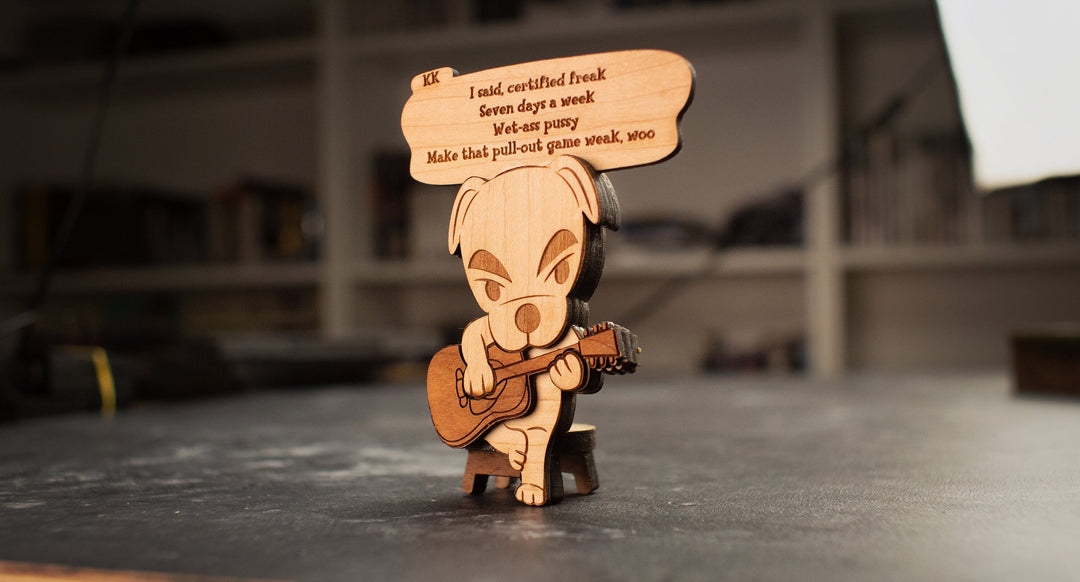 3D Wooden KK Slider with Custom Lyrics