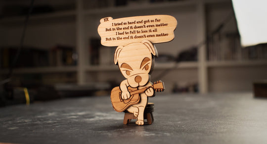 3D Wooden KK Slider with Custom Lyrics