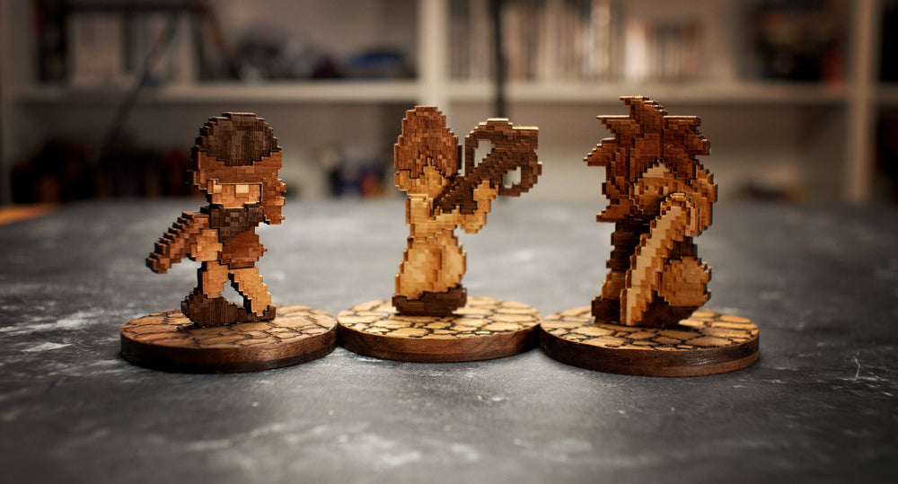 3d Wooden Ayla from Chrono Trigger