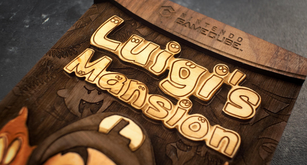 Luigi's Mansion GameCube Cover Replica