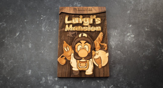 Luigi's Mansion GameCube Cover Replica