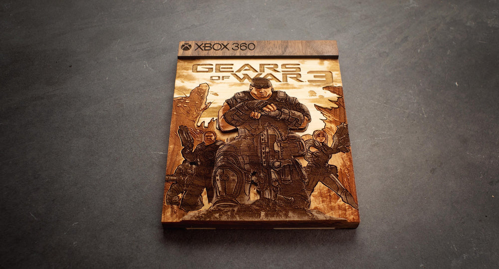 Gears of War 3 Xbox Cover Replica